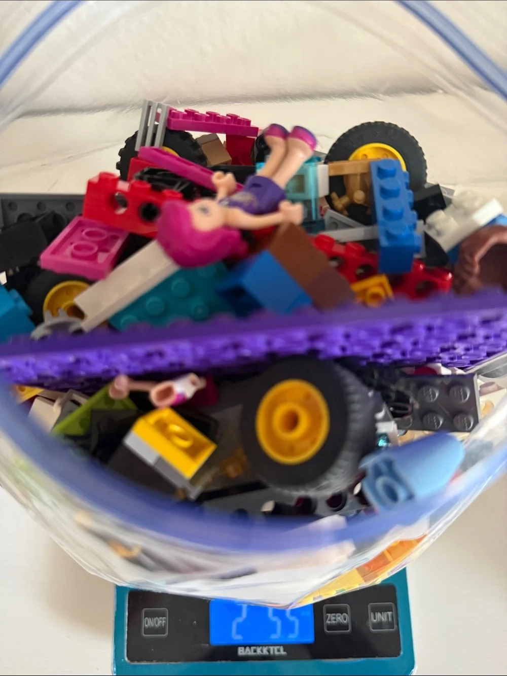 2.5 lb Bag of Mixed LEGOS - Multicolor